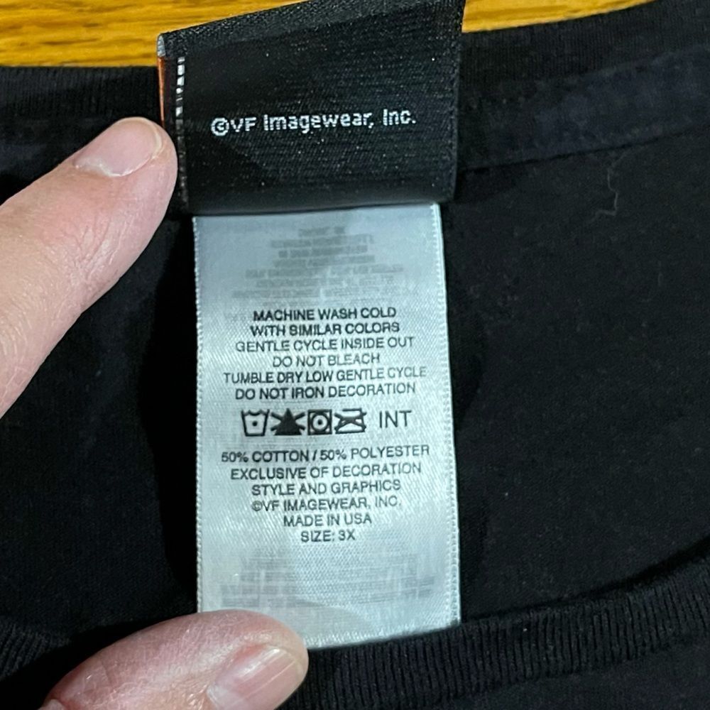 Harley Davidson Woman’s Top 3X Black NWOT - Picture 5 of 11